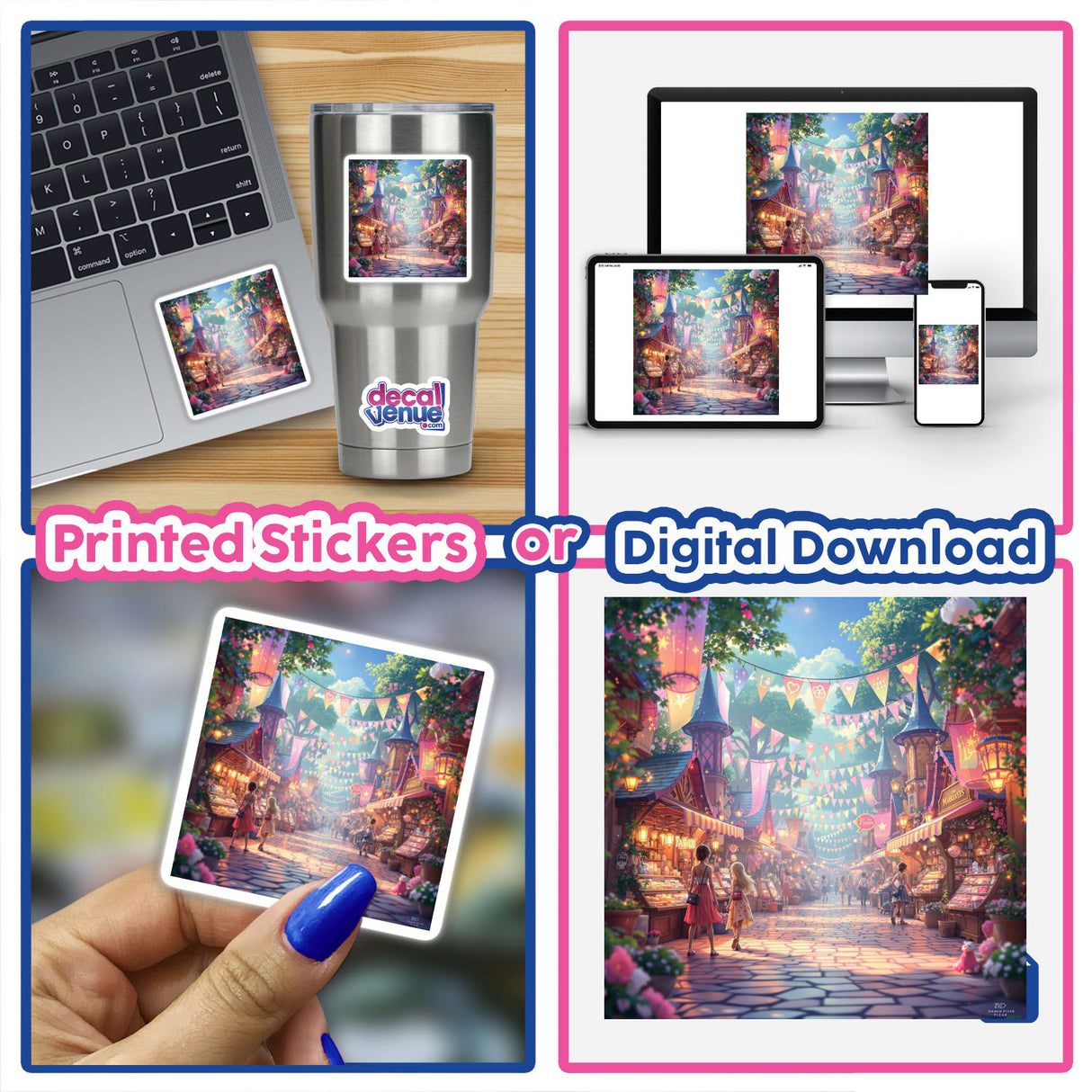 The Enchanted Marketplace of Light