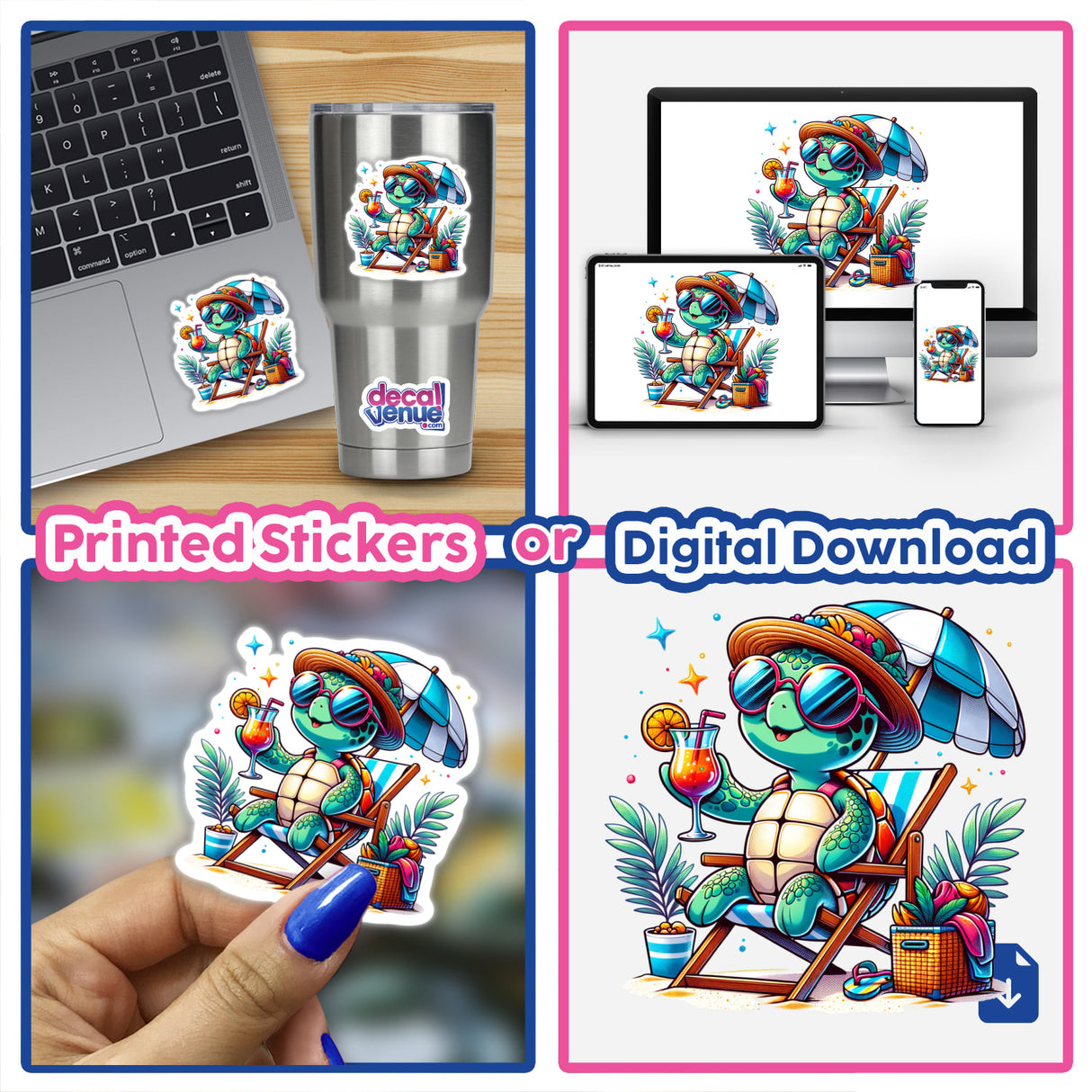 Sunbathing Turtle on Beach Chair