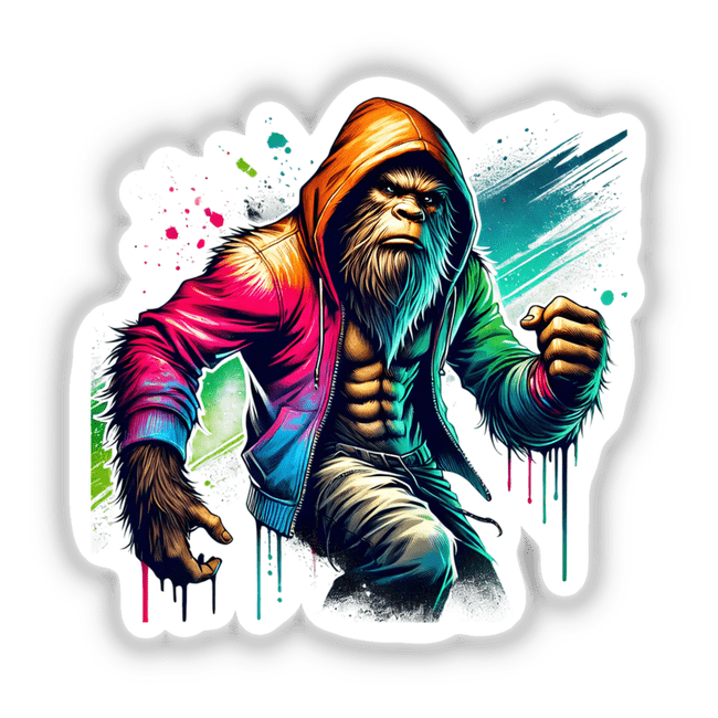 Sasquatch Hoodie Urban Vibes