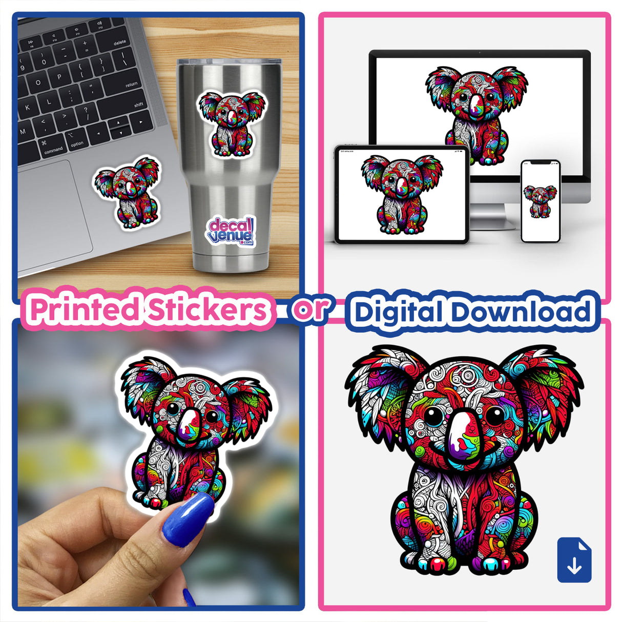 Cute Psychedelic Koala.png