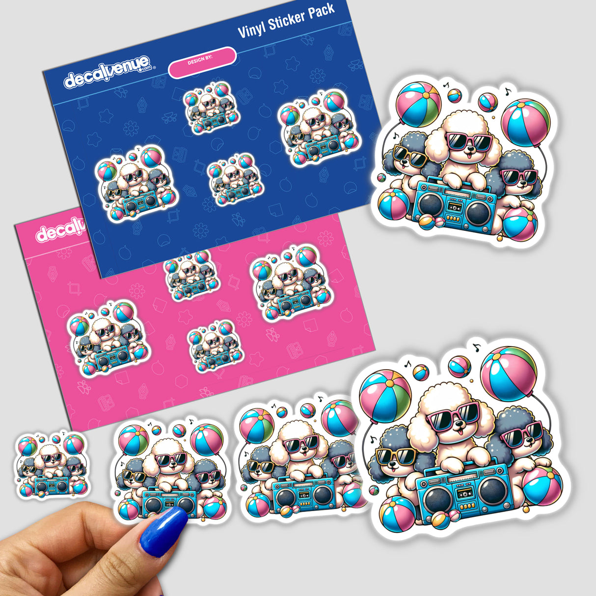 Poodle Dog Summer Beach Party