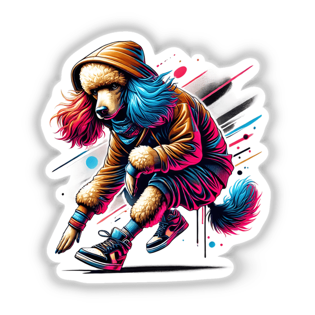 Poodle Dog Hoodie Urban Vibes