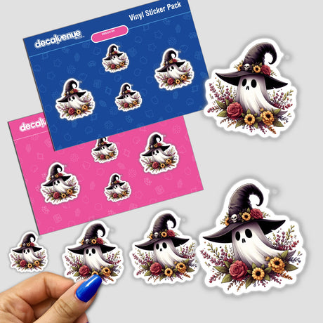 Fall Florals Witch Ghost