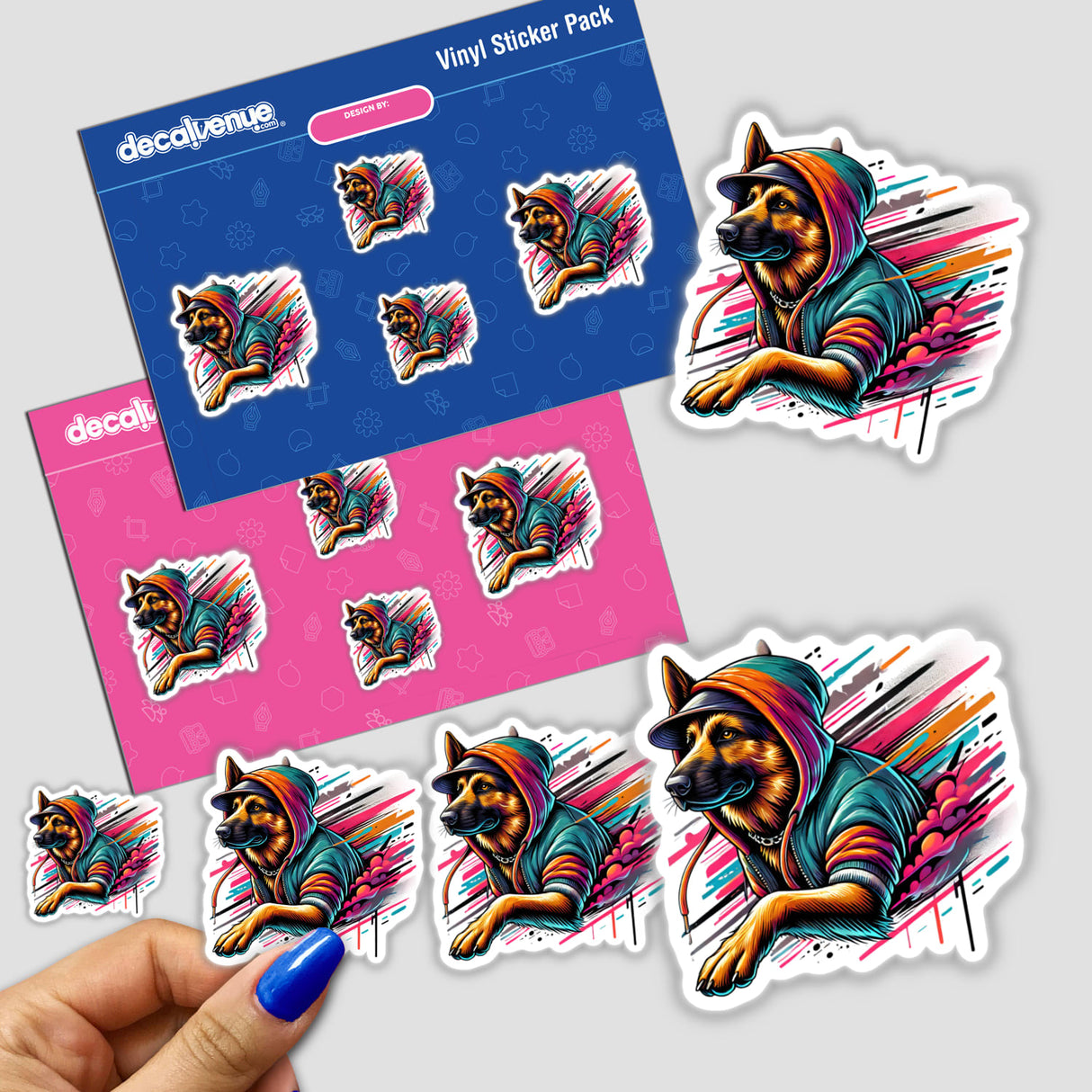 German Shepherd Dog Hoodie Urban Vibes