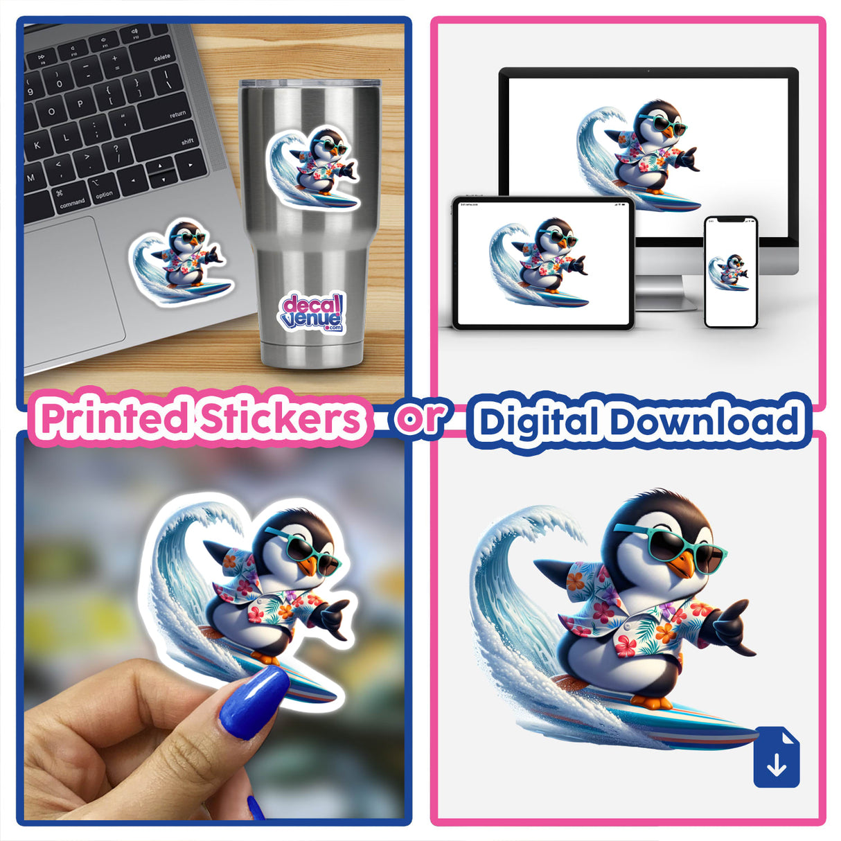 Surfing Penguin Paradise