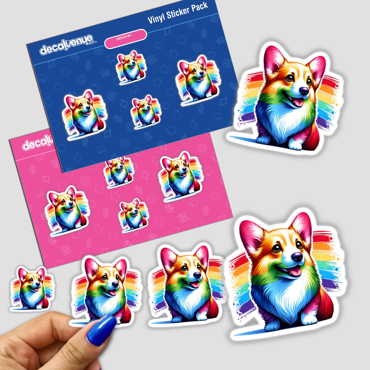 Rainbow Corgi Dog Pride