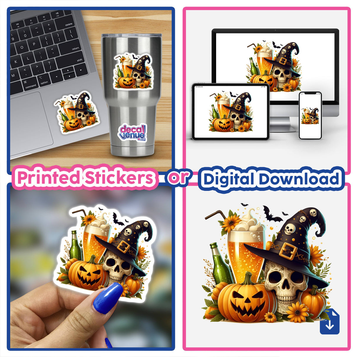 Sunflowers, Skulls, Pumpkins and Beer