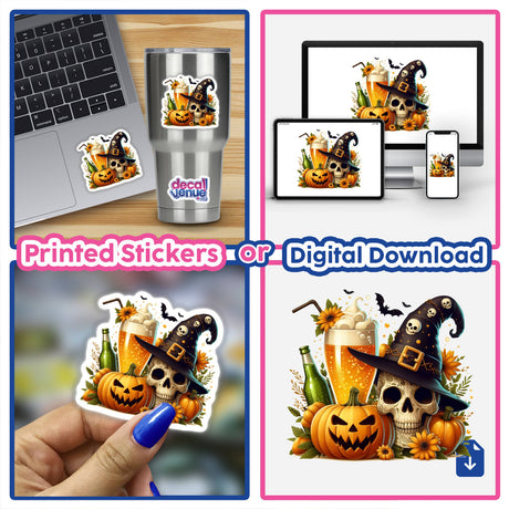 Sunflowers, Skulls, Pumpkins and Beer