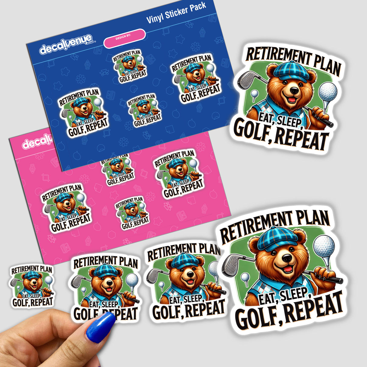Bear Retirement Plan Eat Sleep Golf Repeat