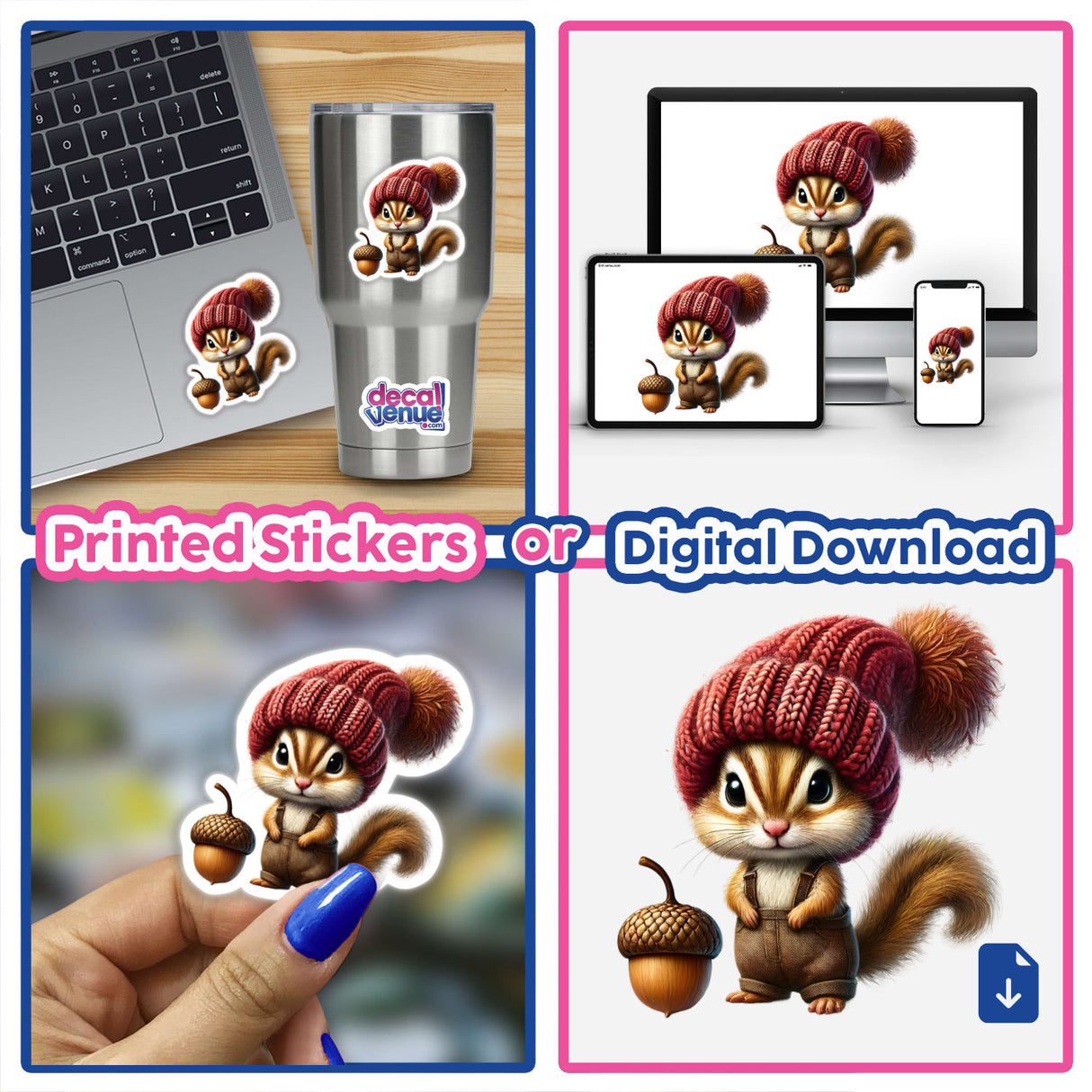 Chipmunk Gnome with Acorn