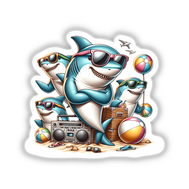 Shark Beach Party Boombox