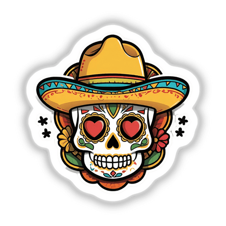 Cinco de mayo skull with hat