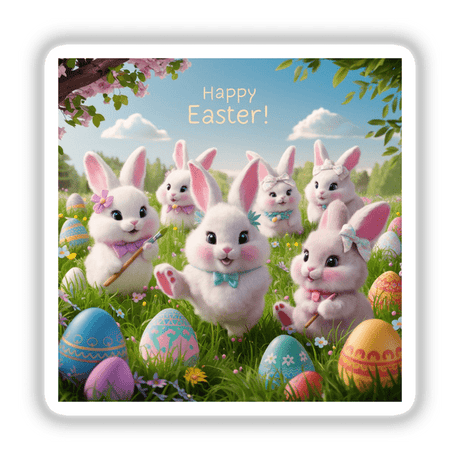 Happy Easter: Bunnies & Blooms