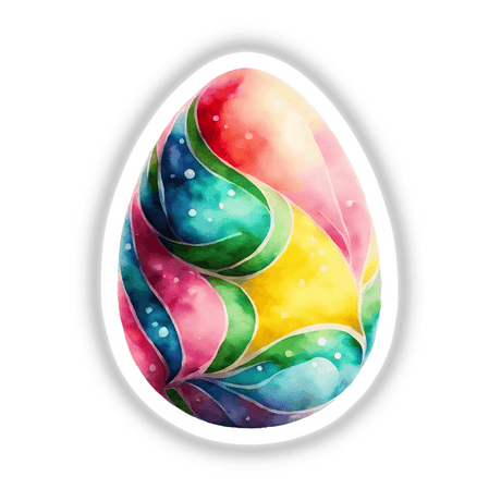 Colorful Decorated Easter Egg