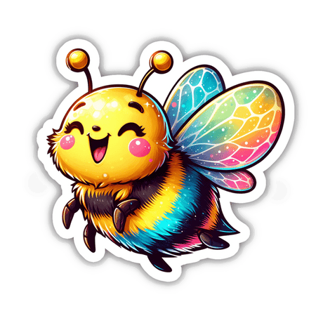 Happy Colorful Bee