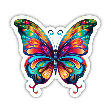 Beautiful Butterfly Sticker