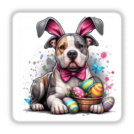 Pitbull Easter Bunny Dog