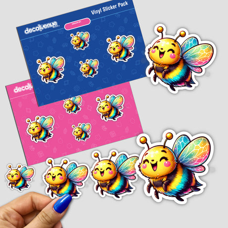 Happy Colorful Bee
