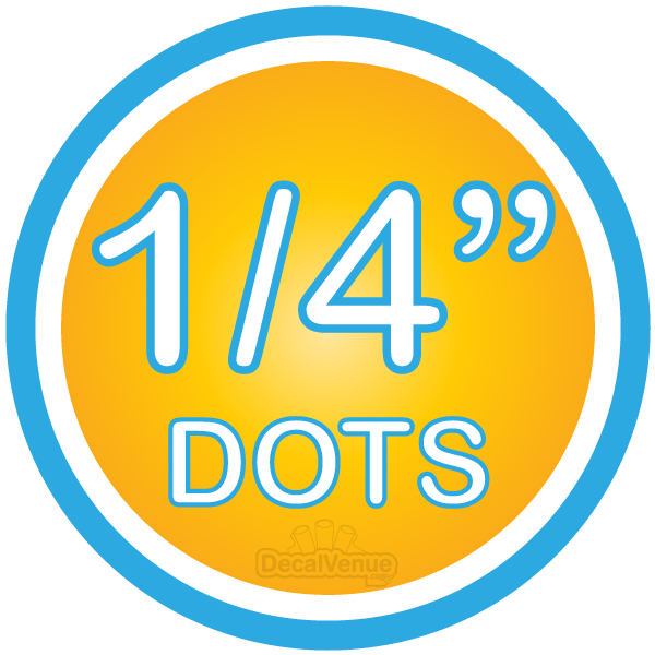 1/4 inch Polka Dot Circles Wall Decals from Decal Venue