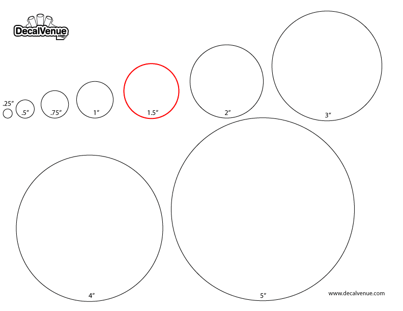 Colorful polka dot circles wall decals in various sizes displayed on a white background, offering versatile decorative options.