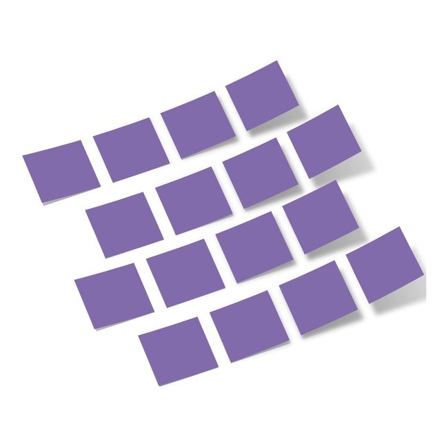 Lavender Squares Vinyl Wall Decals