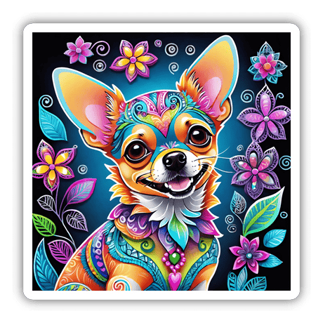 Floral Chihuahua