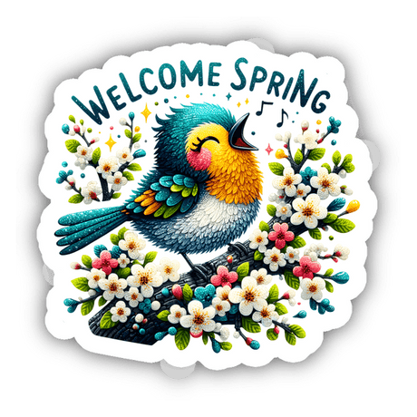 Beautiful Spring Bird Sticker