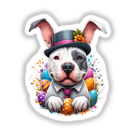 Eye patch Easter Pitbull Dog