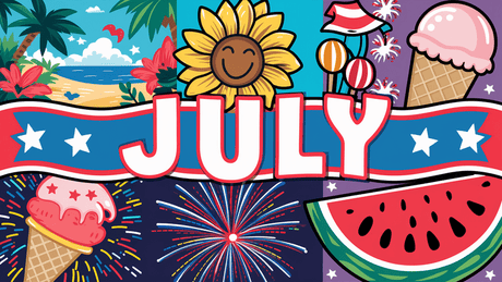 July National Holidays Designs to Make for Stickers