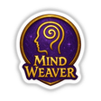 Mind Weaver – RPG-Style Skill Badge features a detailed psychic crest design, available as stickers or digital artwork, highlighting intricate patterns reflecting its RPG-inspired theme.