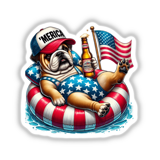 July 4th Drinks Decal