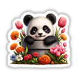 Panda Peeking Out of Flower Pot