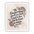 Greatest Thing to Love Quote Sticker or Clipart features Eden Ahbez's rose design, available as stickers or digital art, embodying Decal Venue's unique vinyl and digital artwork offerings.
