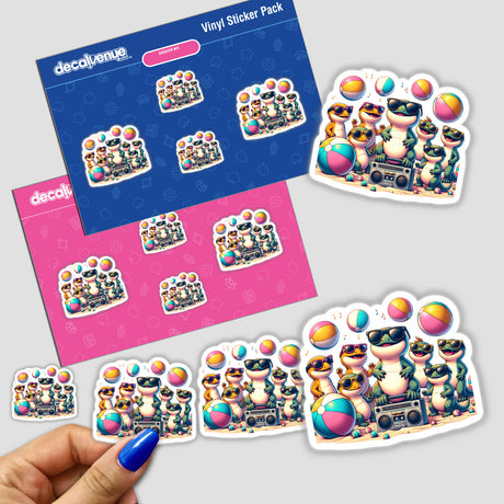 Lizard Beach Party Sunglasses Boombox