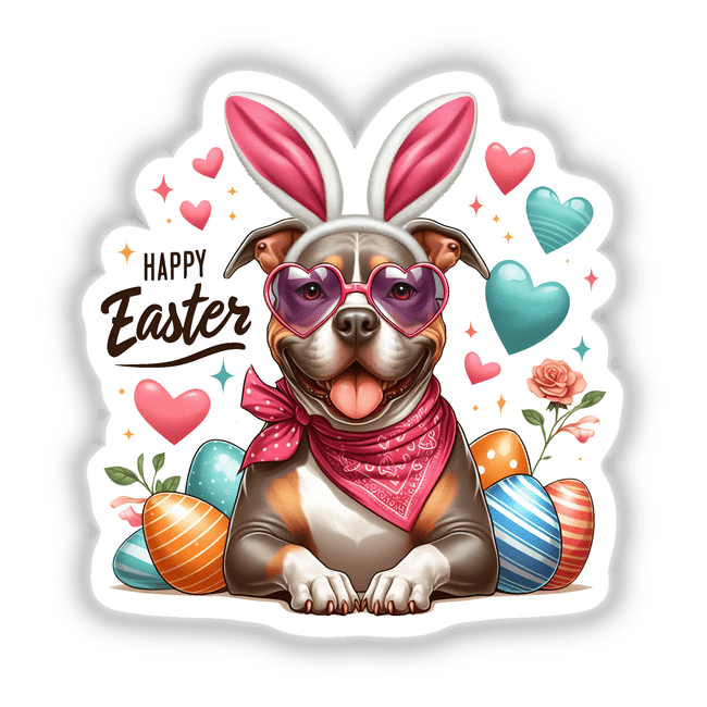 Easter Bunny Pitbull Dog Delight