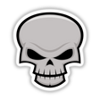 Evil Skull Design: An intricate illustration of a skull, perfect for unique vinyl stickers or digital artwork, showcasing bold artistic lines and detailed features, available at Decal Venue.