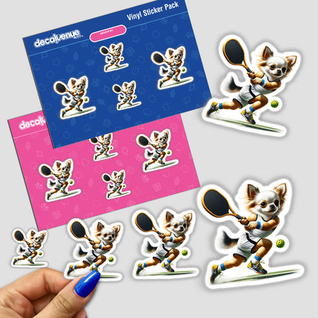 Chihuahua Playing Pickleball