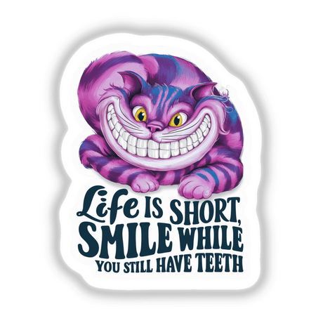 Cheshire Cat - Life is Short. Smile While You Still Have Teeth