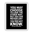 William Wilberforce Distressed Quote Design features bold typography on a black and white sign, available as stickers or digital art with commercial rights from Decal Venue.