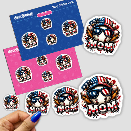 American Baseball Mom Flag