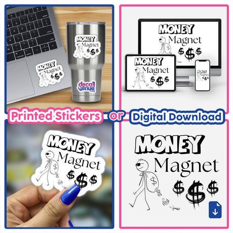 money magnet stickman 2