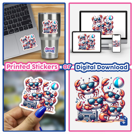 Crab Beach Party Boombox