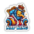 Sleeping Lion Nap King Throne