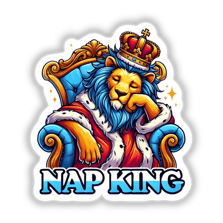 Sleeping Lion Nap King Throne