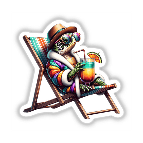 Turtle Sunbathing Beach Chair