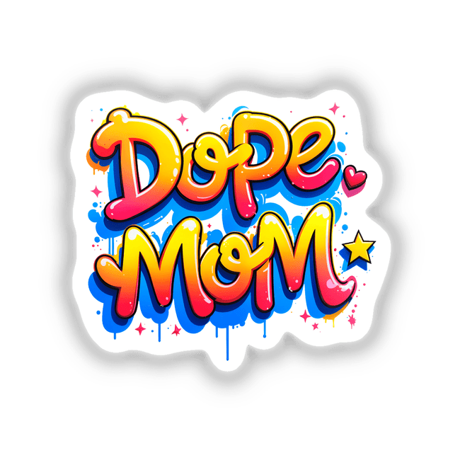 a sticker with the words drop me on it