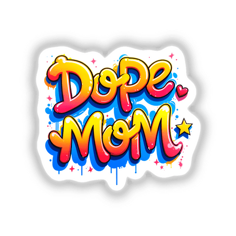 a sticker with the words drop me on it