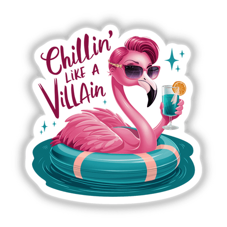 Flamingo Sunglasses Chillin Like a Villain