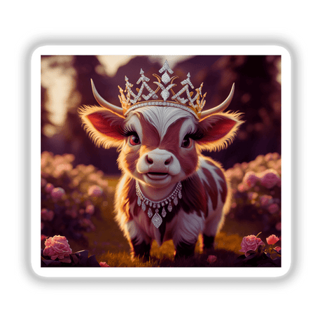 Baby Highland Cow Crown Roses