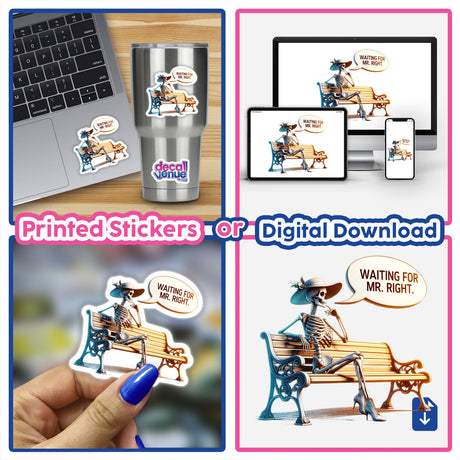 Female Lady Skeleton Waiting For Mr Right